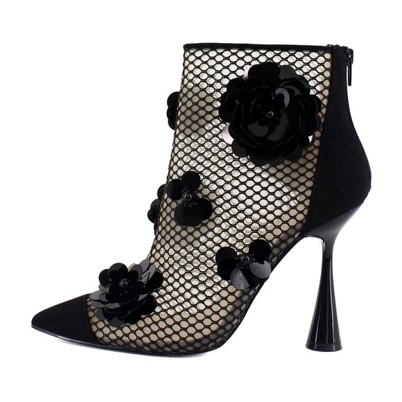 Betsey Johnson Shoes - Betsey Johnson Women's Navey Embellished Dress Booties Size 6 - H100